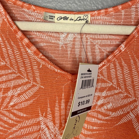 Tropical Print Top - Picture 2 of 6